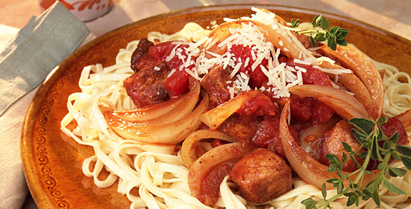 Pasta-Italiano-with-Onion-and-Pork