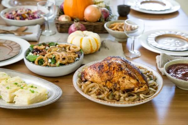 Thanksgiving recipes featuring onions
