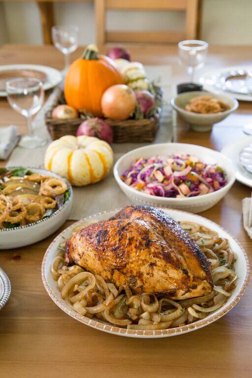 Thanksgiving recipes featuring onions