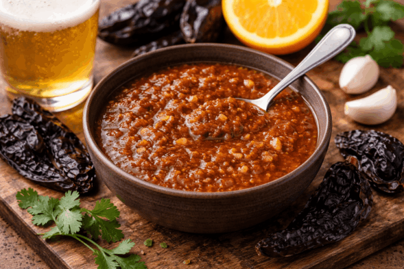 Chili beer salsa