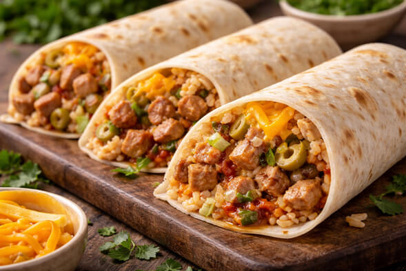 Spanish Hacienda Pork Wraps