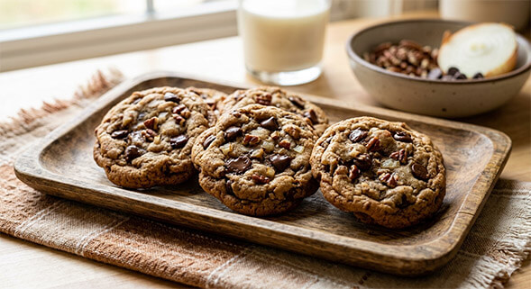 Vidalia Onion and Georgia Pecan Chocolate Chip Cookies