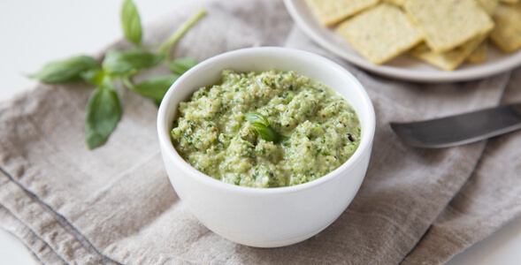 Basil, Walnut, Sweet Onion Pesto National Onion Association