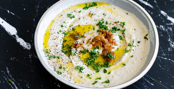 Caramelized Sweet Onion Hummus