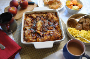 Coffee Cake in center or brunch table