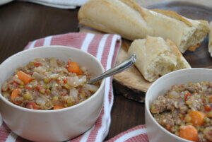 Turkey Onion Lentil Soup
