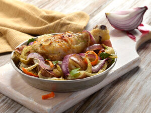 Easy Chicken, Citrus, Fennel and Onion Sheetpan Meal