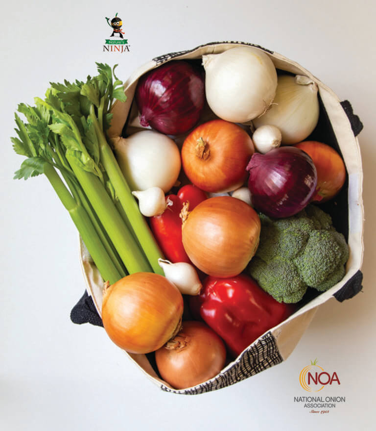 Back of vegetables on white background