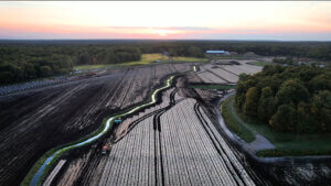 overhead shot of Sorbello & sons muck farms