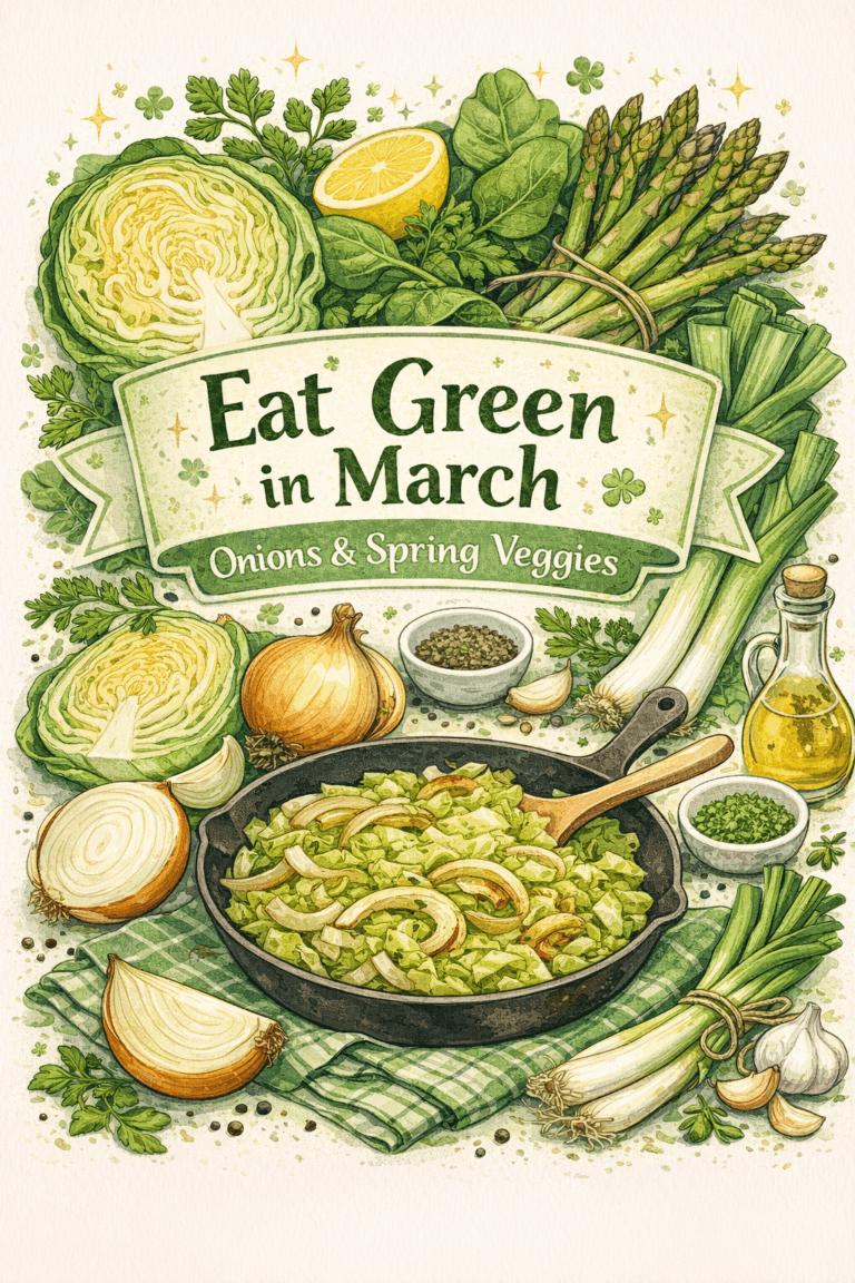 Eat Green in March: How Onions Pair with Spring Vegetables